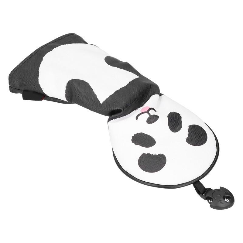 PU Leather Golf Wood Head Covers Waterproof Cartoon Thicken Plush