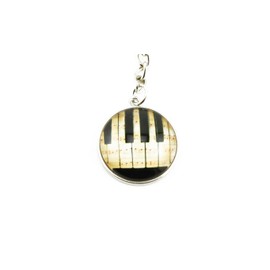 nacire Set of 5 Antique Style Piano Chicago Keychain Stylish Retro Tone