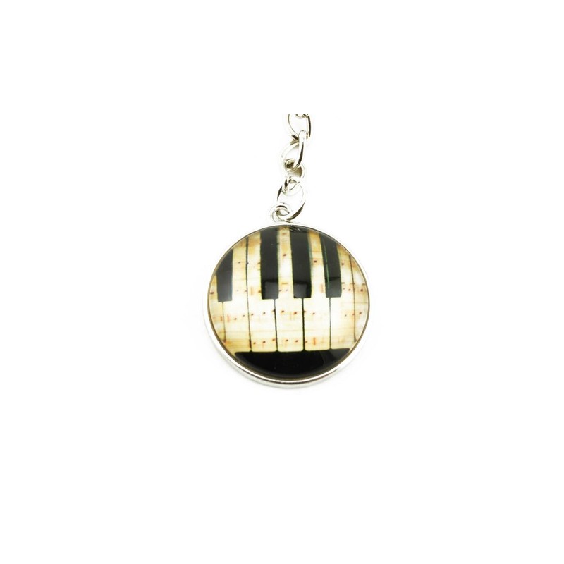 nacire Set of 5 Antique Style Piano Chicago Keychain Stylish