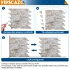 Yipscazo 1 Sheet Peel and Stick Stone Metal Tile Backsplash,