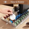 Coffee Pods Acrylic Holder PETG Drawer Compatible with Nespresso Vertuo