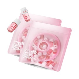 Cistto Mini Makeup Remover,Waterproof Makeup Remover Oil, Nourishing and Gentle for Sensitive Skin&All Skin Types,Springtok:_Dry skin（2 items）_40ML (20pc)