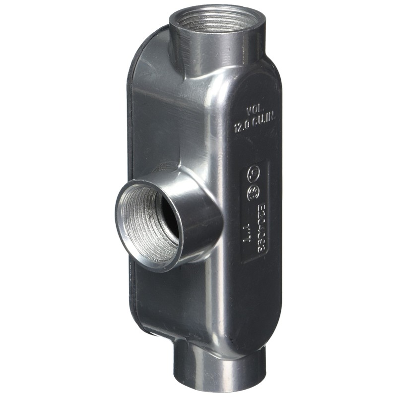 Halex, 1 in. Rigid Type-T Threaded Conduit Body , 58810,