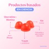 Fit Gomitas Biotina Queratina Piezas Sabor Fresa Suplemento Alimenticio Inulina