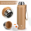 Vacuum Insulated Thermo Flasks with Cup 600ml/20.3oz Stainless Steel Thermo