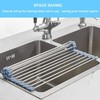 ESSENTIALS Roll Up Drying Rack for Kitchen Sink 17x13 Silicone