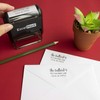 ExcelMark Custom Return Address Stamp - Self Inking Rubber Stamp