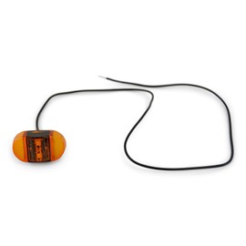 Sturdy Built Boat Trailer Side Marker Light Stud Mount, TecNiq S14 Amber Submersible LED