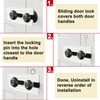 French Door Lock Childproof | Adjustable Double Door Reinforcement Lock