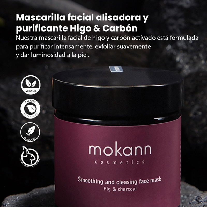 mascarilla facial carbón higo detox limpieza piel mixta grasa 60ml