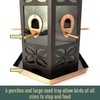 Copper Hexagon Bird Feeder