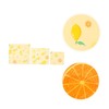 ORFOFE 3pcs Biodegradable Beeswax Food Wraps Reusable Beeswax for Fresh
