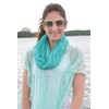 styleBREAKER 01016076 Lightweight Plain Loop Tube Scarf, Summer Scarf, Silky,