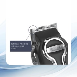 Wahl Wahl? Canada Elite Pro? High Performance Home Hair Cutting Kit, At Home Haircutting, Grooming Kit for Men, Electric Hair Clipper, Certified in Canada, Model 3145, Black, 1 Count (Pack of 1)