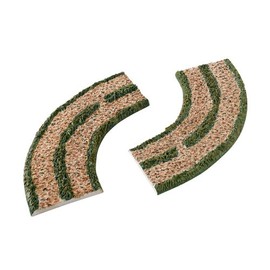 Department 56 Accessories for Villages Woodland Curver Road, 0.31 inch (Set of 2)