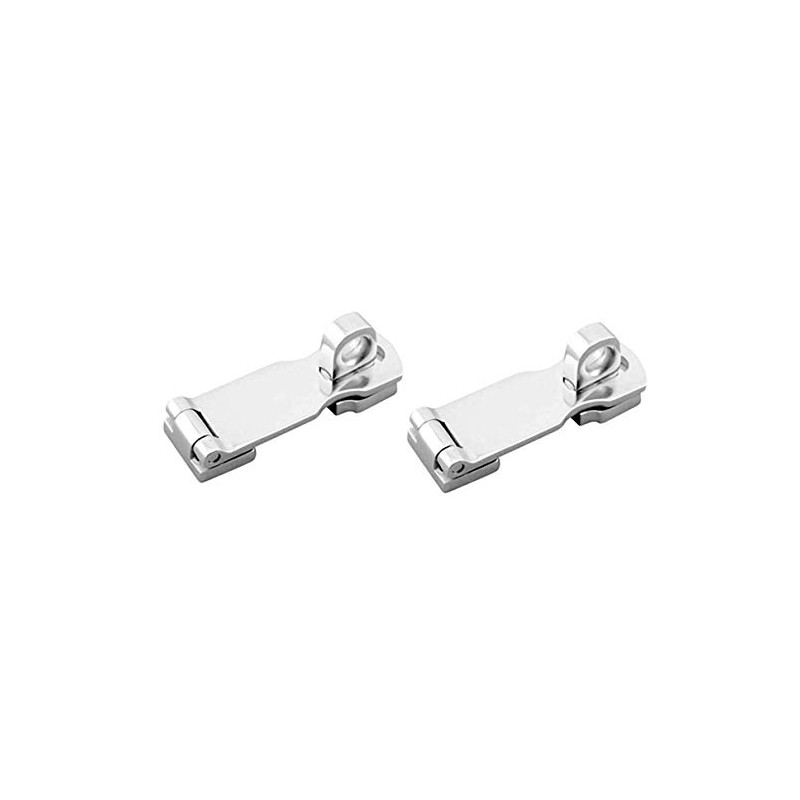 Two Marine Grade Stainless Steel Heavy Duty Door Hasps with