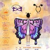 XIABYAYU Butterfly Costume Children, Butterfly Wings Children, Butterfly Cape Children