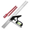 Combination Square – Engineers Set Square, Stainless Steel Angle Ruler