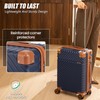 Cosbarn Luggage Sets 5 Piece with TSA Lock Spinner Wheels,