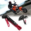 Motorcycle Frame Horizon Bracket Aluminum Alloy Adjustable Kickstand Side Stands