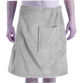 BY LORA Toallas de spa para hombre, para playa, piscina y spa, talla única, color plateado