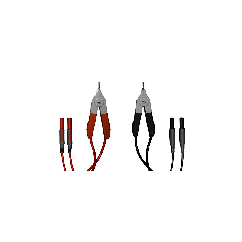 AST Labs Test Lead Kelvin Clip to 4-channel Banana Plug