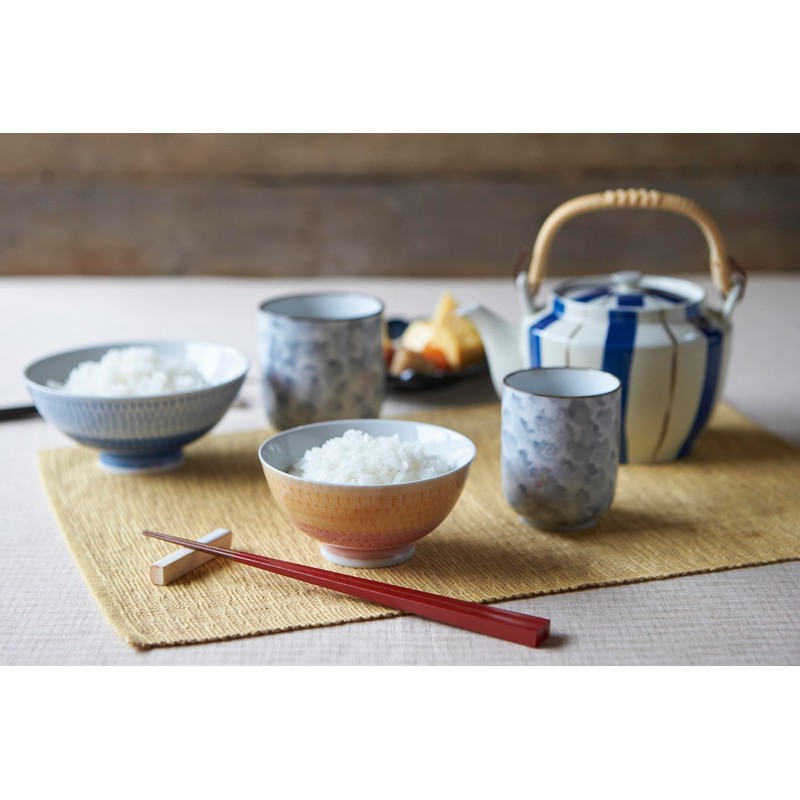 TAMAKI T-930588 Japanese Pot, No. 6 Earthenware, Three Color Tokusa,