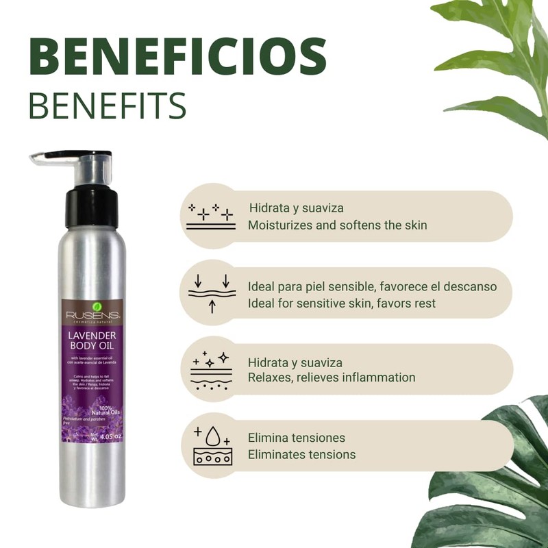 Rusens - Kit de Aceites para Masaje Antiestrés con Aceite