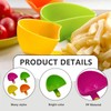 Kotkiddy Set of 4 Dip Clip Bowls for Plates, Spices,