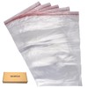 SKIR'CO 100 Clear Cellophane Bags 20x30cm Self Seal OPP Reusable