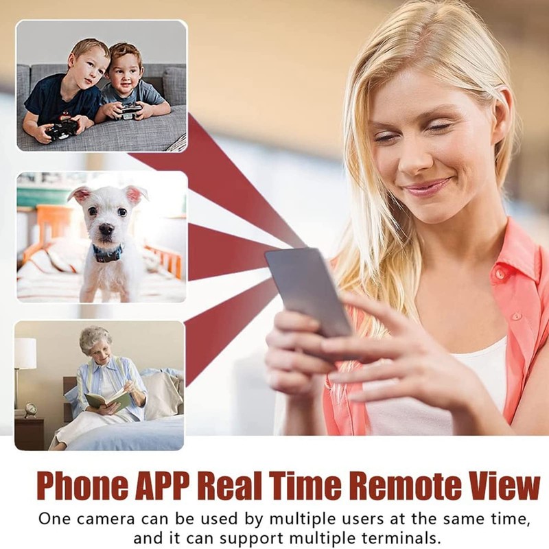 Elprico Mini WiFi Wireless Camera, 1080P Camera Secret Surveillance Cam