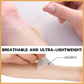 6pcs A Kit Tattoo Cover Up Tape Invisible Scar Cover-Up Tattoo Cover Up Patch Tattoo Makeup Cover Up Waterproof Long Lasting Coverage For Face Arms Legs And Other Areas Perfect For Hiding Tattoos Scar