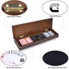 AMEROUS Wooden Cribbage Board Game Set with Magnetic Lock -