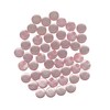MMvolesy Pink 50Pcs Shiny Cat's Eye Resin Buttons for Kids