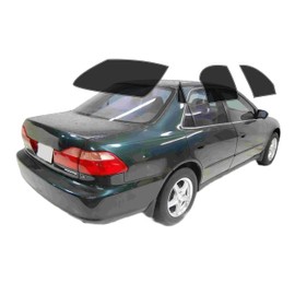AUTOTEK Precut Windows Tint Film All Sides Cars Sun Blocking Protection Privacy Anti Shatter Glass 2 Ply Film Any Tint Shade kit for Honda Accord Sedan 1998-2002