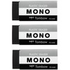 トンボ鉛筆 MONO 消しゴム モノPE04 ブラック JCC-311 3個入