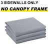 ABCCANOPY Instant Canopy SunWall 10x10 FT, 3 Pack Sidewall Only,