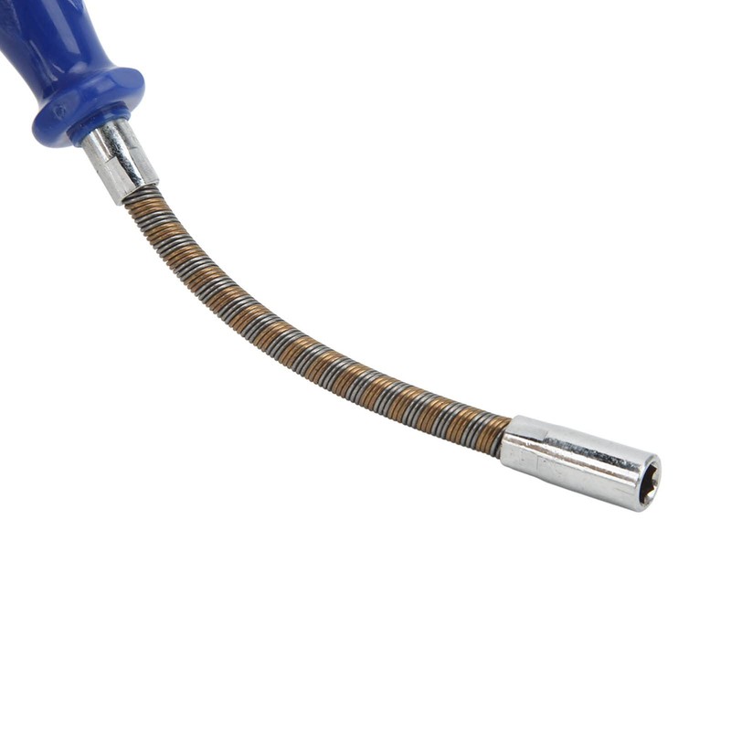 Flexible Hose Clamp Driver, 7mm Flexible Hex Screwdriver 90 Degree