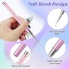 Unbranded 5Pcs Nail Art Brushes, Nail Design Brushes with Nail