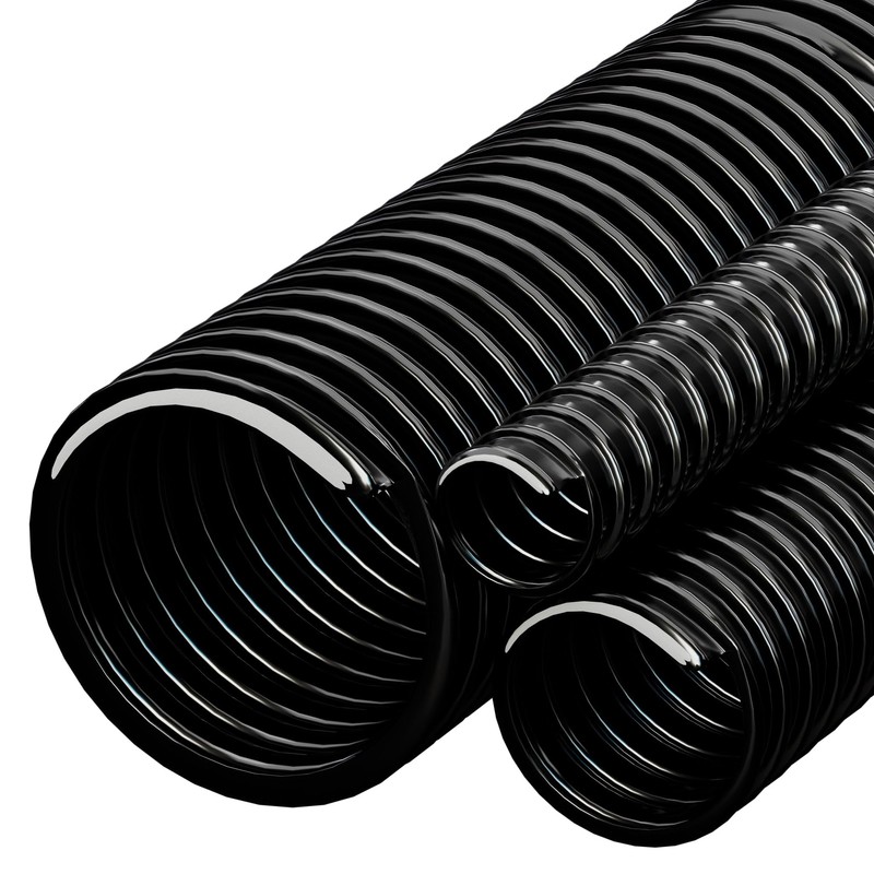 19mm (3/4") X 1 Metre Black Corrugated PVC Flexible Pond