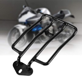 KIMISS Aluminum Alloy Motorcycle Luggage Rack, Rear for Seat Luggage Shelf Rack Rear Rack Bracket for XL883/1200 X48 2004-16