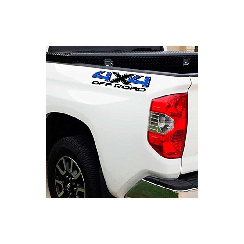 Blue Black 4x4 Tundra Truck Decal Set Off Road Tacoma