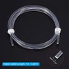 PATIKIL 3mm 1m PMMA Side Glow Fiber Optic Cable Kit,