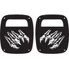 JeepTails Claw Tail lamp Light Covers Compatible with Jeep CJ