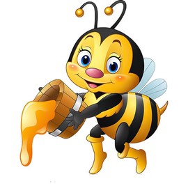 2PCS Cute Cartoon Bee Car Decals 4.33"x5.12", Waterproof, Aesthetic Stickers, Suitable for Car, Laptop, Travel Extra Durable Vinyl PVC Materia |#TM12