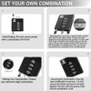 RESET-STS 4 Digit Combination Lightweight Security 40cm Cable Lock -