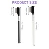 QIYUDA 2 Pack Metal Eyelash Comb Separator, Short Handle Eye