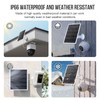 6W Solar Panel for Security Camera Outdoor, IP66 Waterproof Camera