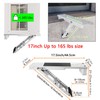Window Air Conditioner Support Bracket,Adjustable Anti-slip shock-absorbing mat Window AC