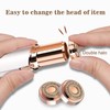 Replacement Heads for Flawless，Women Facial Hair Remover Replacement Heads for